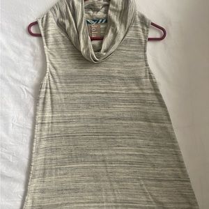Dolan Cowl neck grey tank from Anthropologie.